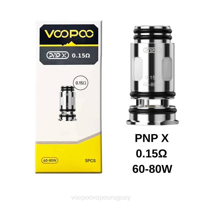 VOOPOO PNP bobinas (5 piezas) pnp x 0,15 ohmios 42FL605 VOOPOO Precio Uruguay