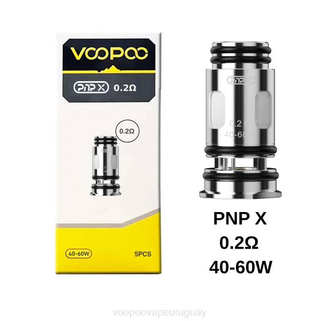 VOOPOO PNP bobinas (5 piezas) pnp x 0,2 ohmios 42FL606 VOOPOO Drag Precio Uruguay