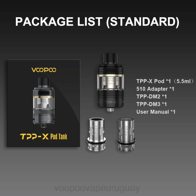 VOOPOO TPP X tanque de vaina arcoíris 42FL514 VOOPOO Vape Precio