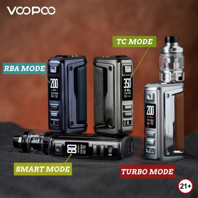 VOOPOO ARGUS GT II equipo de tanque grafito 42FL1 VOOPOO Uruguay