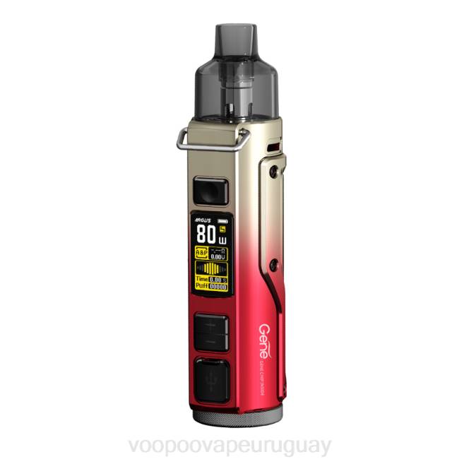 VOOPOO ARGUS PRO kit de modificación de cápsulas oro rojo 42FL32 VOOPOO Vape Uruguay