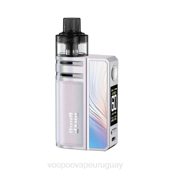 VOOPOO DRAG E60 kit de cápsulas plata arcoiris 42FL186 VOOPOO Drag Precio Uruguay