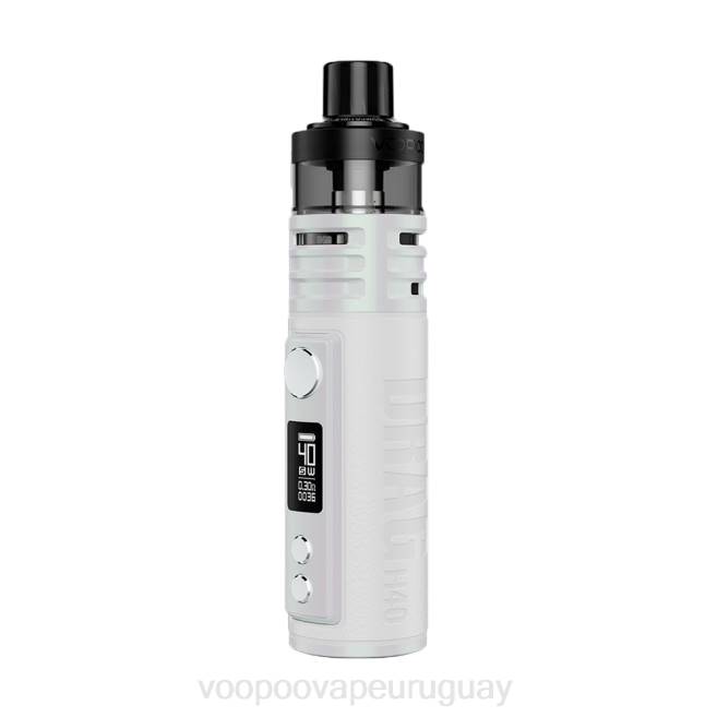 VOOPOO DRAG H40 mod de vaina blanco plateado 42FL209 VOOPOO Vape Amazon