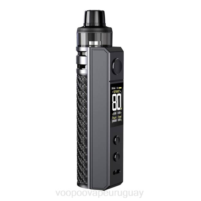 VOOPOO DRAG H80S kit de cápsulas Fibra de carbon 42FL242 VOOPOO Vape Uruguay