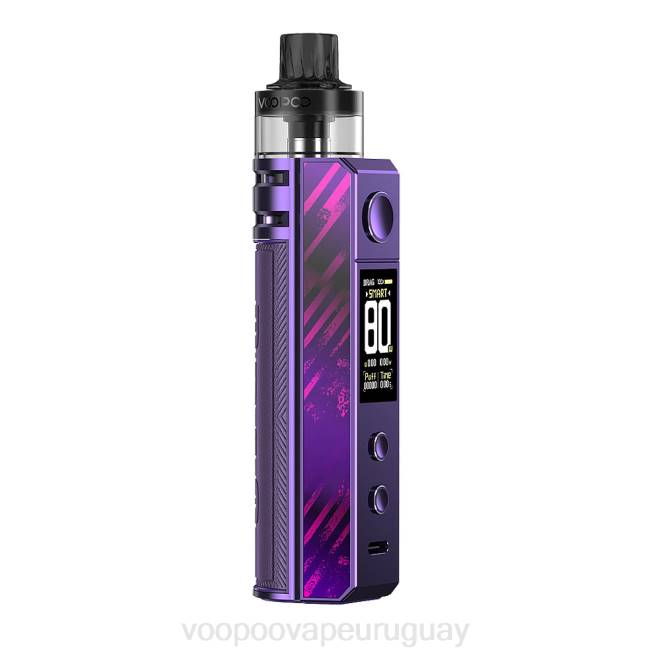 VOOPOO DRAG H80S kit de cápsulas galaxia púrpura 42FL244 VOOPOO Vape Precio