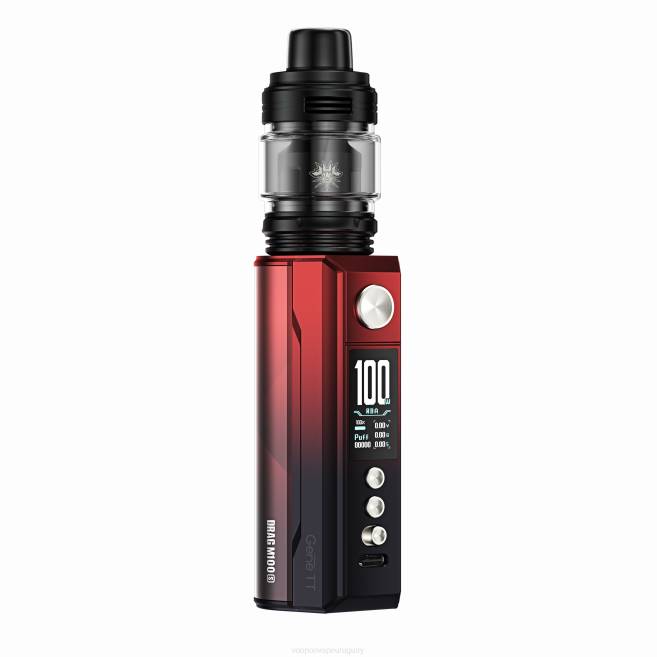 VOOPOO DRAG M100S dispositivo mod negro rojo 42FL276 VOOPOO Drag Precio Uruguay