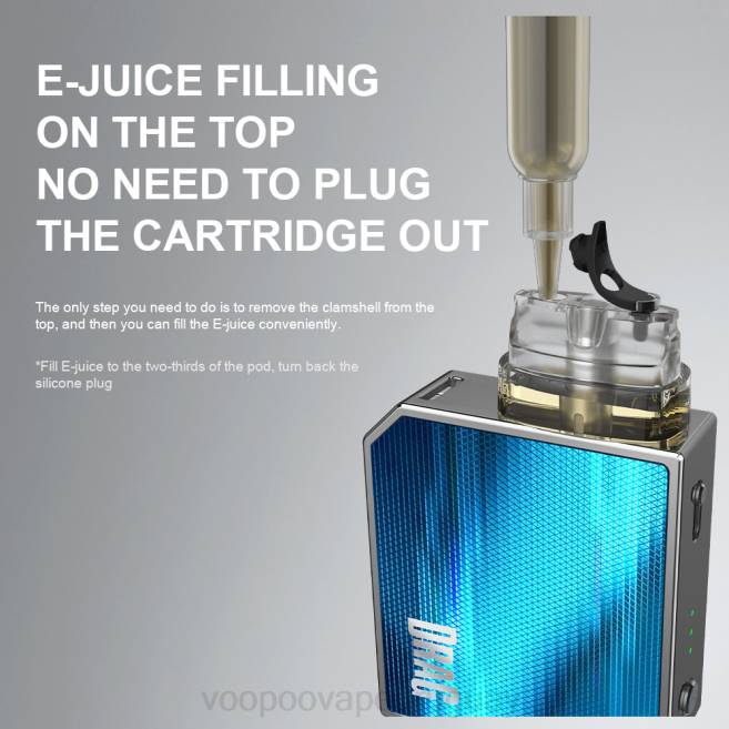 VOOPOO DRAG NANO 2 kit de cápsulas té verde 42FL152 VOOPOO Vape Uruguay