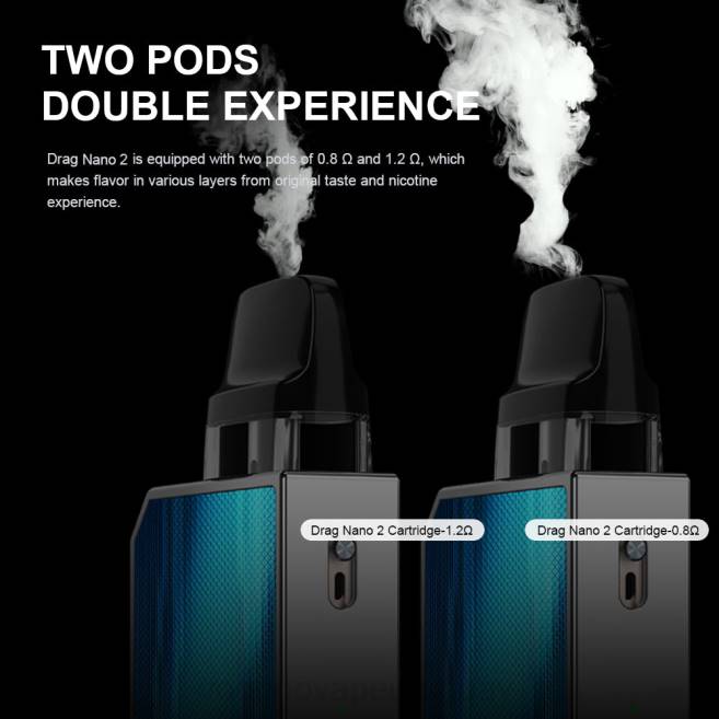 VOOPOO DRAG NANO 2 kit de cápsulas té verde 42FL152 VOOPOO Vape Uruguay