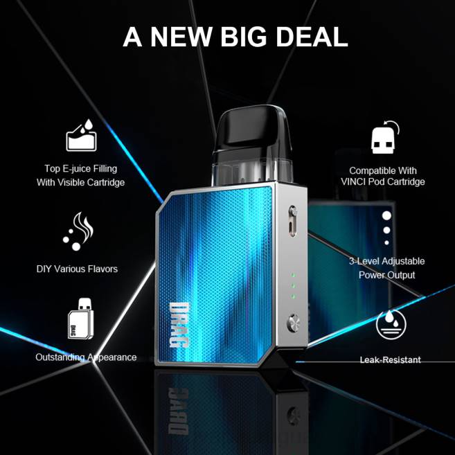 VOOPOO DRAG NANO 2 kit de cápsulas té verde 42FL152 VOOPOO Vape Uruguay