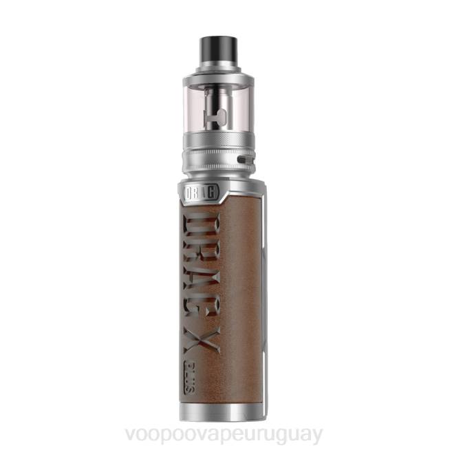 VOOPOO DRAG X PLUS Edición profesional plata+marrón retro 42FL281 VOOPOO Uruguay