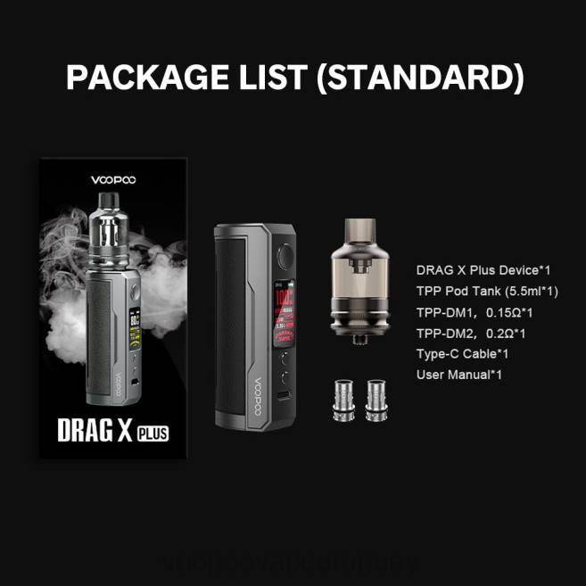 VOOPOO DRAG X PLUS equipo clásico 42FL294 VOOPOO Vape Precio