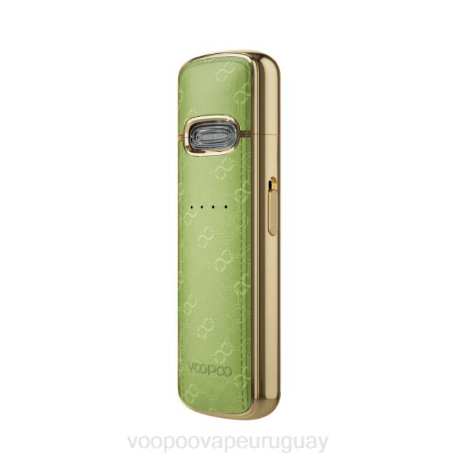 VOOPOO VMATE E kit de cápsulas oro con incrustaciones verdes 42FL433 VOOPOO Vape Montevideo