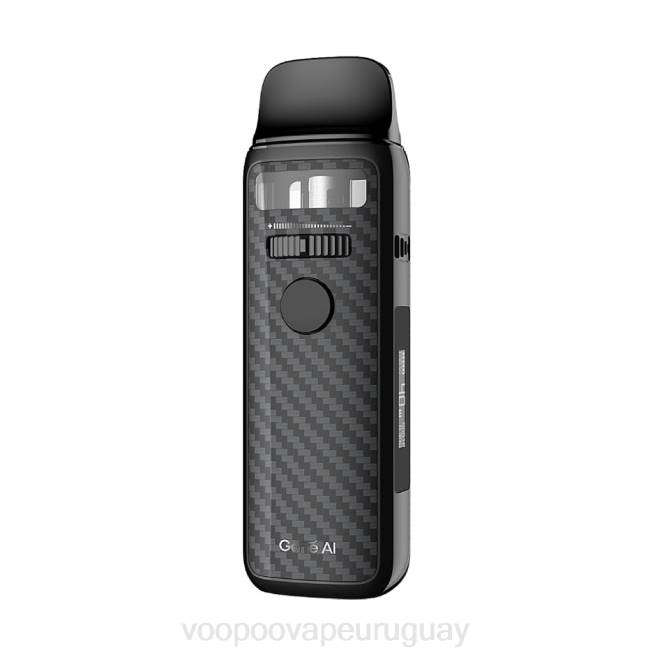 VOOPOO VINCI 3 kit de modificación de cápsulas fibra de carbono negro 42FL362 VOOPOO Vape Uruguay
