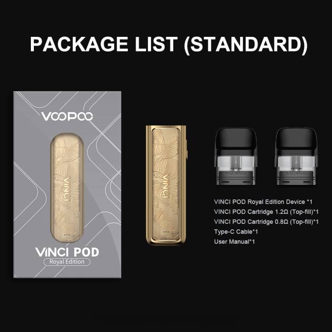 VOOPOO VINCI POD edición real hoja de oro 42FL343 VOOPOO Vape Montevideo