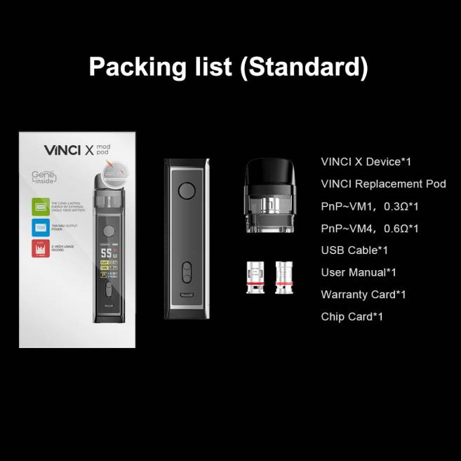 VOOPOO VINCI X kit de cápsula mod Fibra de carbon 42FL346 VOOPOO Drag Precio Uruguay