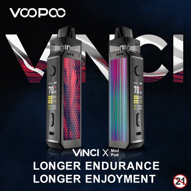VOOPOO VINCI X kit de cápsula mod Fibra de carbon 42FL346 VOOPOO Drag Precio Uruguay